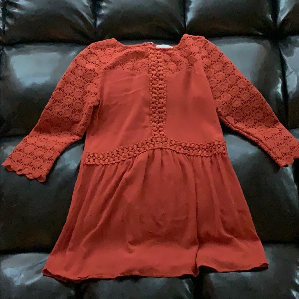 Altar’d State Orange Dress Size:S